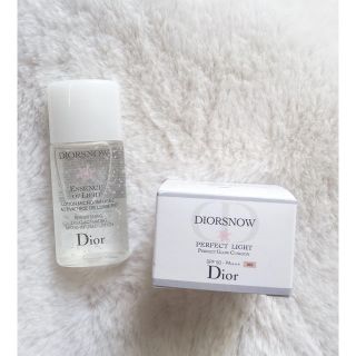 クリスチャンディオール(Christian Dior)のディオール スノー サンプルセット  クッションファンデ  ローション(サンプル/トライアルキット)