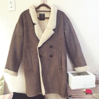 ダブルクローゼット(w closet)のw closet ムートンコート(毛皮/ファーコート)