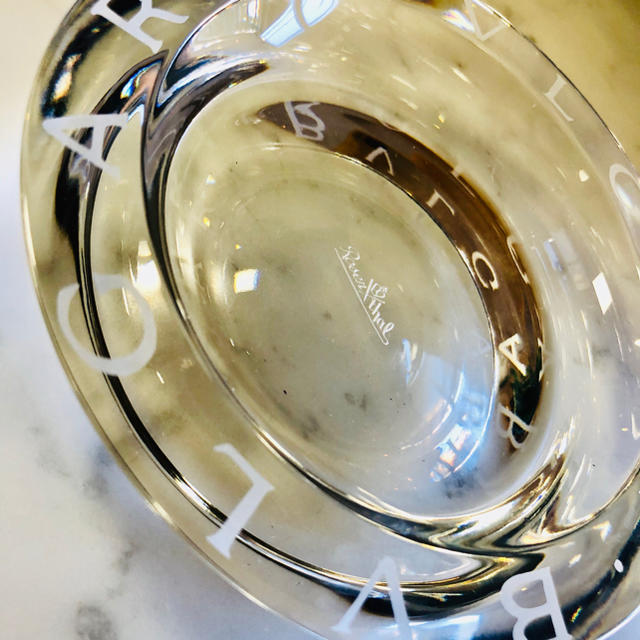全新品 ブルガリ ＢＶＬＧＡＲＩ 灰皿 トレイ クリスタル Rosenthal インテリア小物