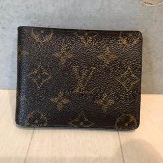 ルイヴィトン(LOUIS VUITTON)のルイヴィトン モノグラム 二つ折り定期入れ(名刺入れ/定期入れ)