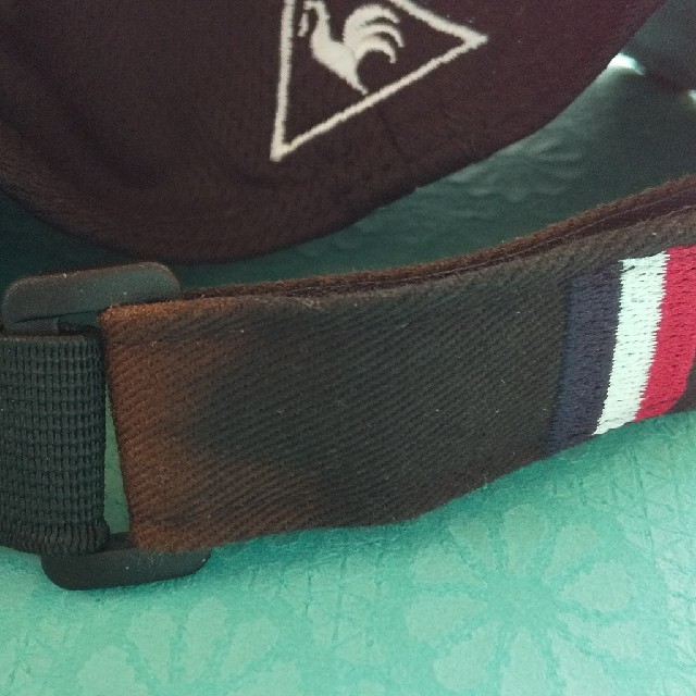le coq sportif(ルコックスポルティフ)のゴルフキャップ 黒 ルコックle coq マグネットマーカー付き メンズの帽子(キャップ)の商品写真