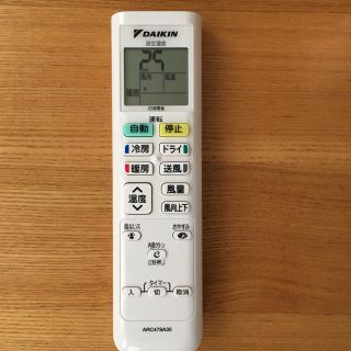 ダイキン(DAIKIN)の【訳あり品】ダイキン　エアコンリモコン　ARC478A30(その他)