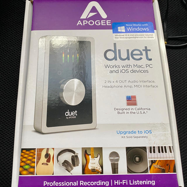 APOGEE Duet for iPad and Mac＋純正iOS接続ケーブル