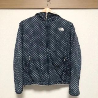 ザノースフェイス(THE NORTH FACE)のノースフェイス ナイロンジャケット 裏起毛 リバーシブル ドット柄 L (ブルゾン)