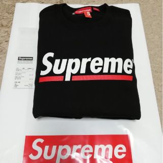 シュプリーム(Supreme)の新品20SS SUPREME アンダーライン クルーネック トレーナー M(スウェット)