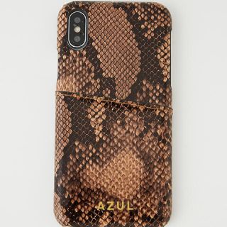 アズールバイマウジー(AZUL by moussy)の新品 AZUL BY MOUSSY iPhone X・XS対応 ケース(iPhoneケース)