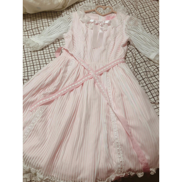 【最終値下げ】angelicprettyワンピース airy sugarひざ丈ワンピース