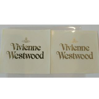 ヴィヴィアンウエストウッド(Vivienne Westwood)の2枚 VivienneWeswood 正規 シール gold orb ステッカー(その他)