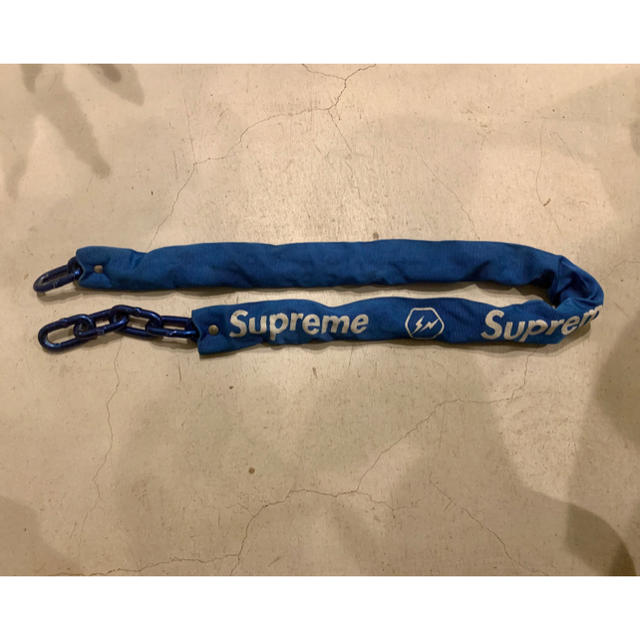 バイクsupreme fragment バイクチェーン blue