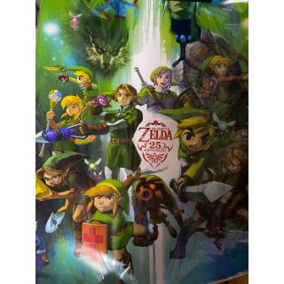 ニンテンドウ(任天堂)のゼルダの伝説 25周年記念ポスター2枚組(ポスター)