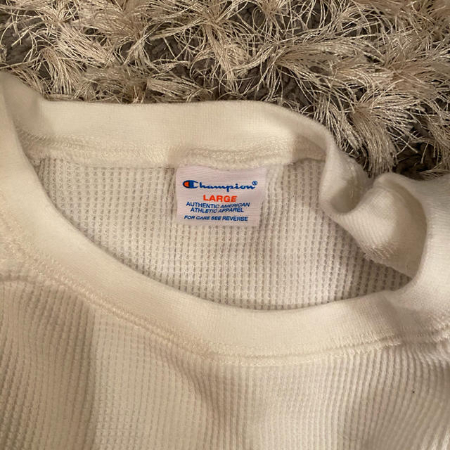 Champion(チャンピオン)のチャンピオン♡ワッフルロンＴ美品L メンズのトップス(Tシャツ/カットソー(七分/長袖))の商品写真