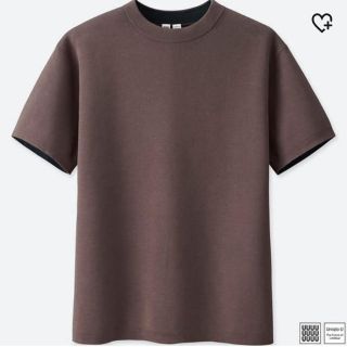 ユニクロ(UNIQLO)のユニクロU コットンクルーネックセーター（半袖）(ニット/セーター)