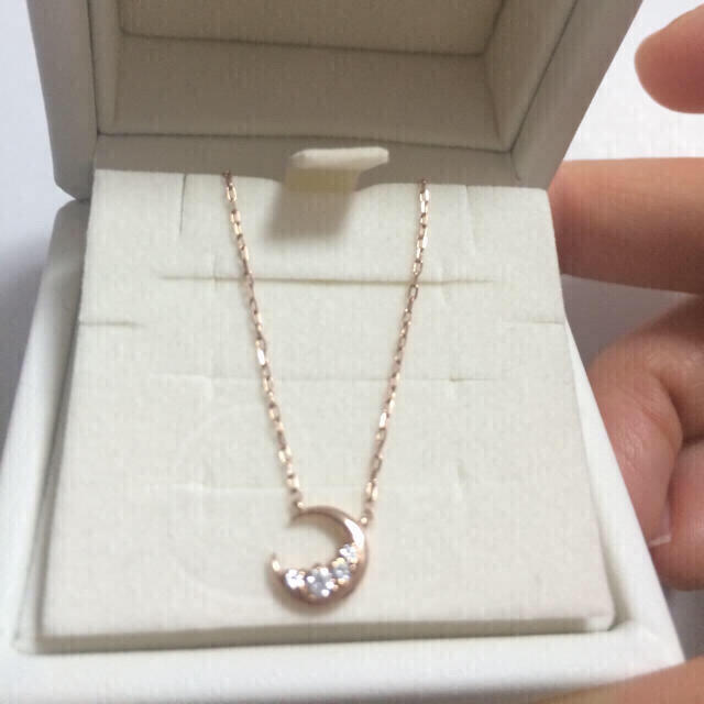 4℃ - 美品 4°C k10 三日月 ムーン ネックレス 🌙 の通販 by にこ's