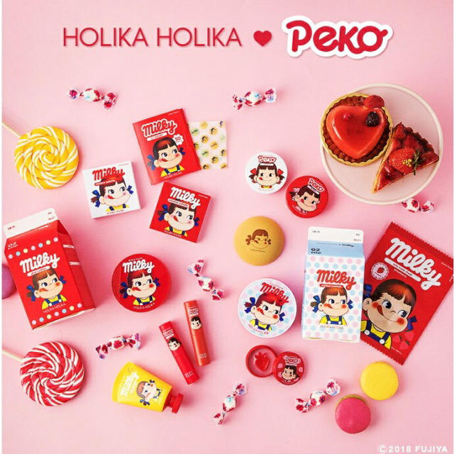 Holika Holika(ホリカホリカ)の★新品★ ホリカホリカxペコちゃんアイシャドウパレット コスメ/美容のベースメイク/化粧品(アイシャドウ)の商品写真