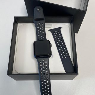 アップルウォッチ(Apple Watch)のアップルウォッチ　3 ナイキ　セルラーモデル(腕時計(デジタル))