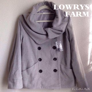 ローリーズファーム(LOWRYS FARM)の値札付LOWRYSFARMショートコート(ダッフルコート)