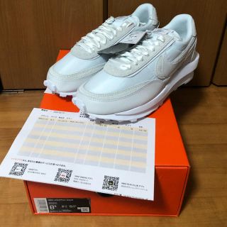 ナイキ(NIKE)のNIKE sacai LDＶwaffle white 26.5(スニーカー)