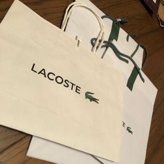 ラコステ(LACOSTE)のLACOSTE ショップバッグ(ショップ袋)