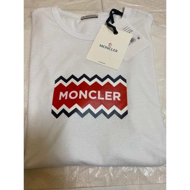 MONCLER tシャツ ホワイト　XL 人気柄　未使用　新品