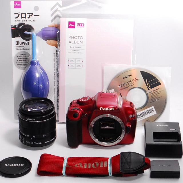 ♥激レアワインレッド♥Canon Kiss X50 レンズキット♪ ♥激レアワインレッド♥Canon Kiss X50 レンズキット♪