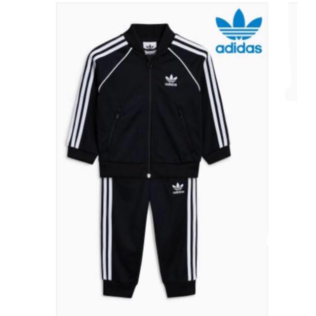 adidas(アディダス)の新品　アディダス　ジャージ  上下セットアップ キッズ/ベビー/マタニティのベビー服(~85cm)(その他)の商品写真