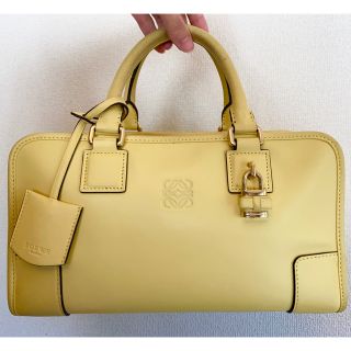 ロエベ(LOEWE)のロエベ　アマソナ　イエロー(ハンドバッグ)