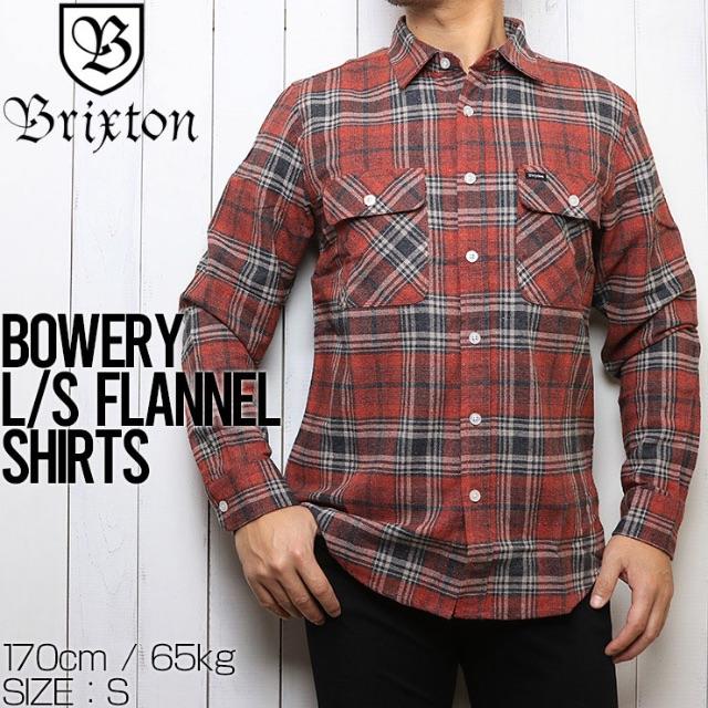 ブリクストン BOWERY L/S FLANNEL SHIRTS