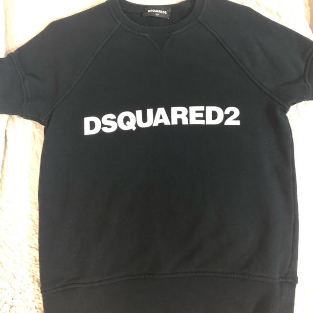 DSQUARED2(ディースクエアード)のディースクエアードキッズ✩半袖トレーナー美品150 キッズ/ベビー/マタニティのキッズ服男の子用(90cm~)(Tシャツ/カットソー)の商品写真