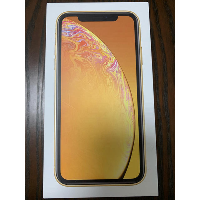 【SIMフリー/新品未使用】iPhone XR 128GB/イエロー/判定○