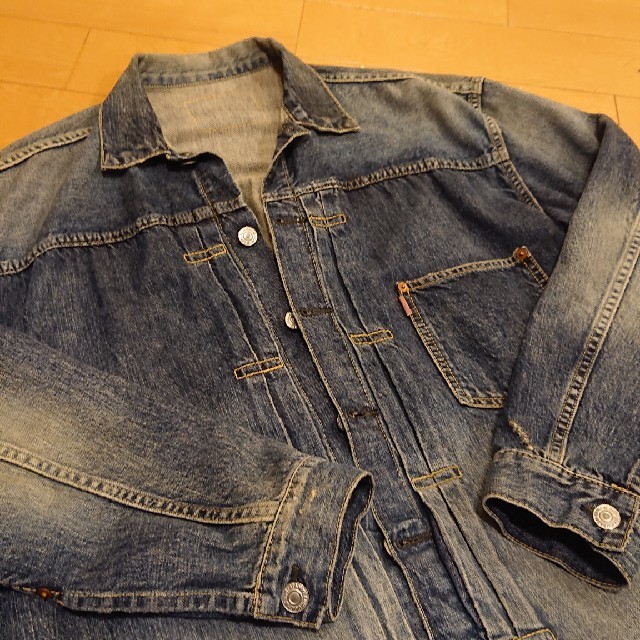 L'Appartement DEUXIEME CLASSE(アパルトモンドゥーズィエムクラス)のアパルトモンSTAMMBAUM OVERSIZE DENIM JACKET レディースのジャケット/アウター(Gジャン/デニムジャケット)の商品写真