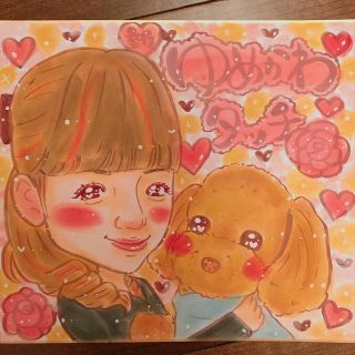 新商品　ゆめかわタッチ　似顔絵　誕生日　記念日　イラスト(オーダーメイド)