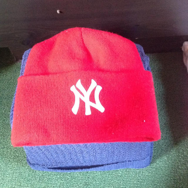 NY  ニット帽 レディースの帽子(ニット帽/ビーニー)の商品写真
