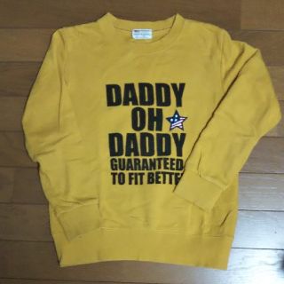 ダディオーダディー(daddy oh daddy)のライチ様専用♥️ダディオダディ トレーナー からし色 130(Tシャツ/カットソー)