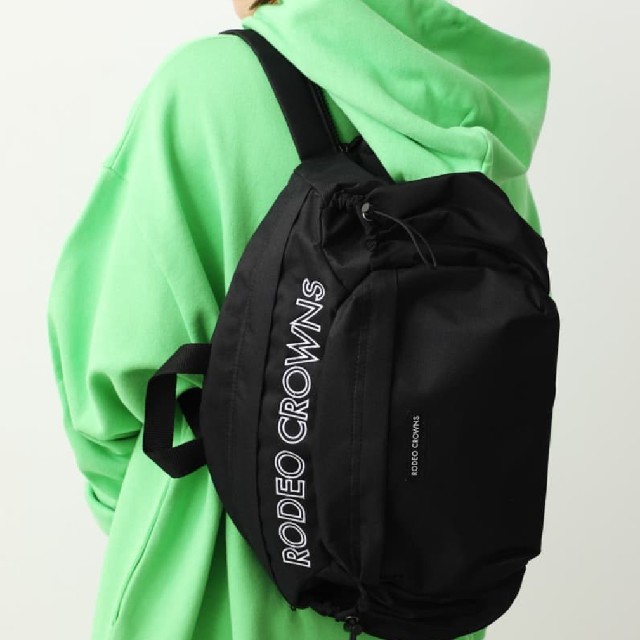 RODEO CROWNS WIDE BOWL(ロデオクラウンズワイドボウル)の新品未使用ブラック     ※折り畳み圧縮梱包します。あらかじめ御了承ください。 レディースのバッグ(その他)の商品写真