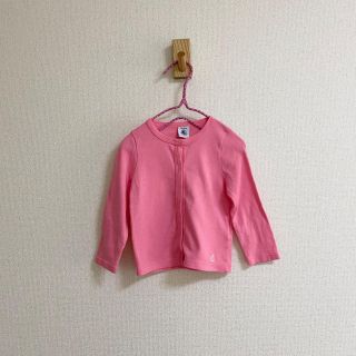 プチバトー(PETIT BATEAU)のプチバトー　PETIT BATEAU コットンカーディガン　18m(カーディガン/ボレロ)