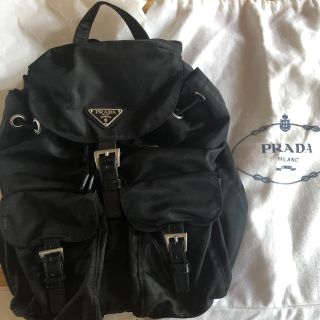 プラダ(PRADA)のPRADA リュック　黒　ブラック　プラダ(リュック/バックパック)