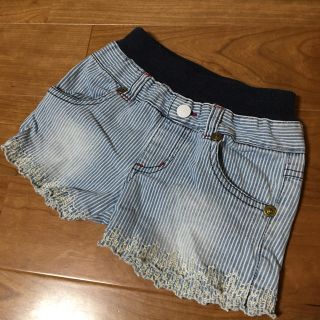 リー(Lee)のデニム ショートパンツ Lee 刺繍 ストライプ(パンツ/スパッツ)