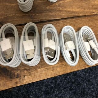 アイフォーン(iPhone)の③ iPhone 純正 同等品質 充電器 ライトニング ケーブル 5本 セット(バッテリー/充電器)