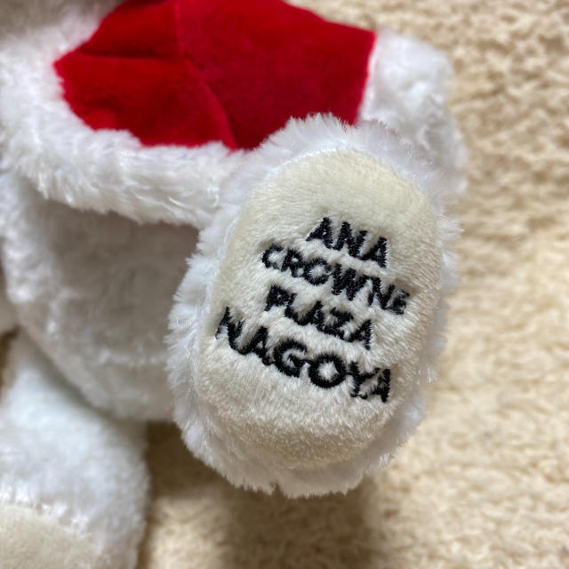 ANA(全日本空輸)(エーエヌエー(ゼンニッポンクウユ))のANA CROWNE PLAZA NAGOYA くま  ぬいぐるみ  クリスマス エンタメ/ホビーのおもちゃ/ぬいぐるみ(ぬいぐるみ)の商品写真