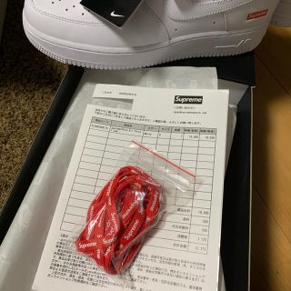 Supreme Nike Air Force1 シューレース 新品未開封