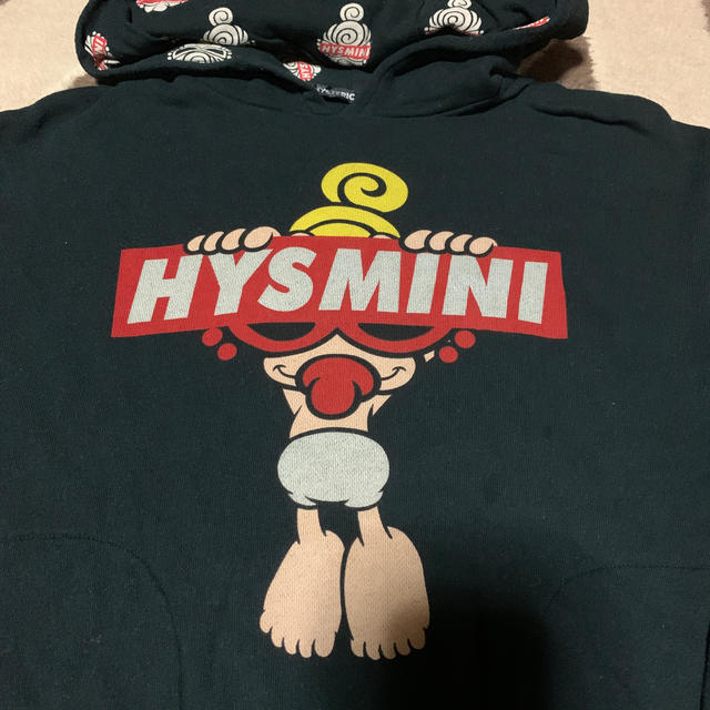 HYSTERIC MINI(ヒステリックミニ)のヒステリックミニ  目かくしミニ パーカー 140 キッズ/ベビー/マタニティのキッズ服女の子用(90cm~)(Tシャツ/カットソー)の商品写真