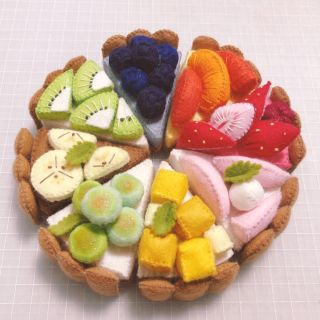 フェルトケーキセット(おもちゃ/雑貨)