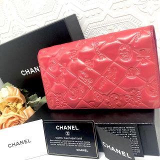 シャネル(CHANEL)のマーミさま専用！CHANELアイコン柄♡ピンク(財布)