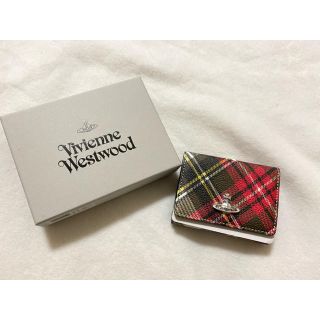 ヴィヴィアンウエストウッド(Vivienne Westwood)のVivienne Westwood ダービーチェック3つ折り財布(財布)