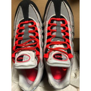 ナイキ(NIKE)の【中古】NIKE AIR MAX 95 エアマックス 赤 red 28.0cm(スニーカー)