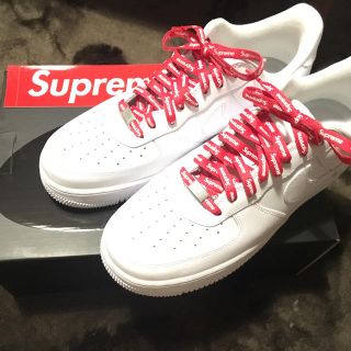 Supreme  Nike Air Force1 Low 靴紐(White版)