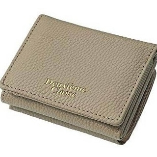 ドゥーズィエムクラス(DEUXIEME CLASSE)のドゥーズィエム クラス 上品グレージュミニ財布(財布)