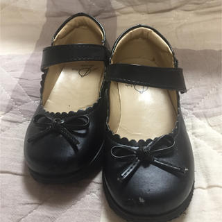 子供靴  黒  サイズ16(フォーマルシューズ)
