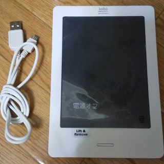 ラクテン(Rakuten)の楽天　kobo TOUCH EDITION SILVER QUILT(電子ブックリーダー)