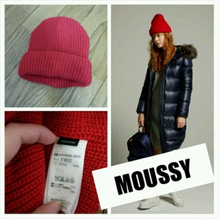 マウジー(moussy)のMOUSSY♡ビーニー(ニット帽/ビーニー)